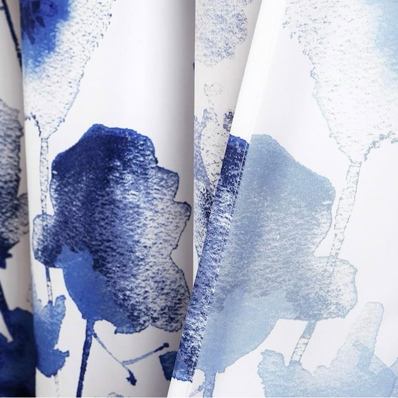 The Curated Nomad Luminet Flora Room Darkening Window Curtain Panel Pair 52X95 - Picture 4 of 8